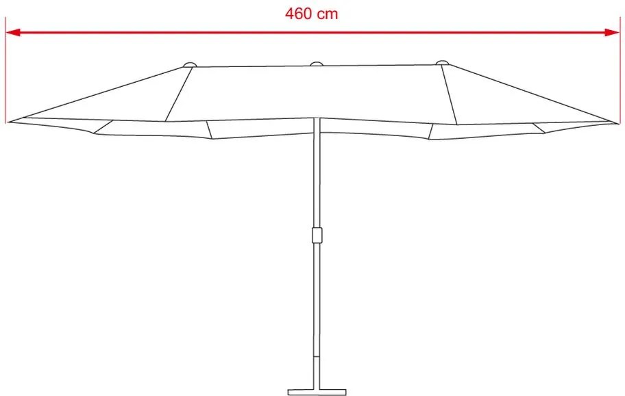 Avenberg FUGAS Dupla napernyő - bézs