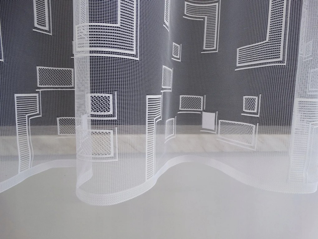 Mg Függöny Építőkocka 32475 Fehér 350X160cm kész, M szalaggal