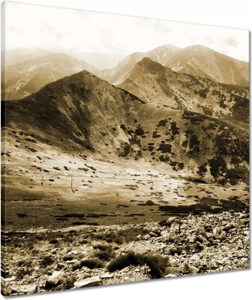 Vászonkép 60x60 Tátra Lengyel hegyek Kilátás