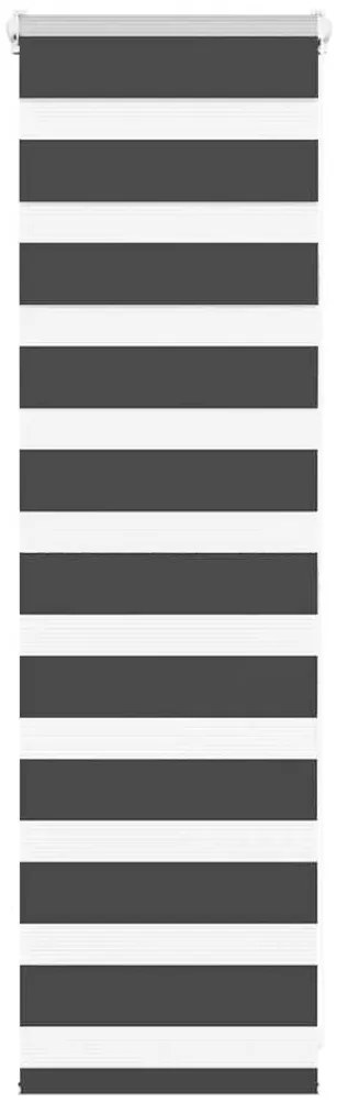 zebrafüggönnyel fekete szövetszélesség 40,9 cm poliészter