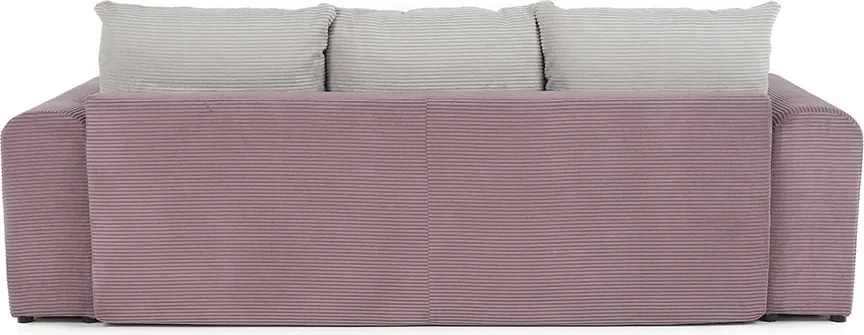 Extra tágas kanapé, lila, őreg rózsaszín, bézs színű, GILEN BIG SOFA