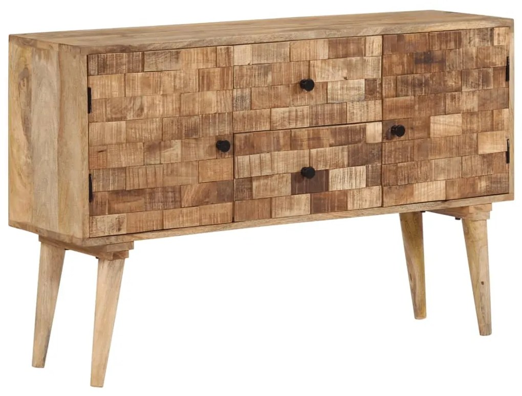 tömör mangófa tálalószekrény 110 x 30 x 70 cm