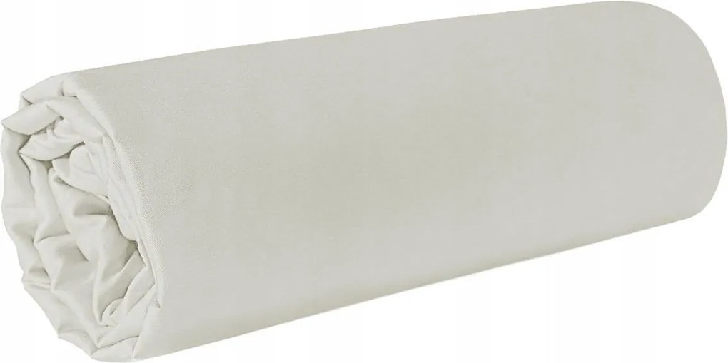 Nova gumi nélküli szatén lepedő 160x210 Eurofirany krémszínű