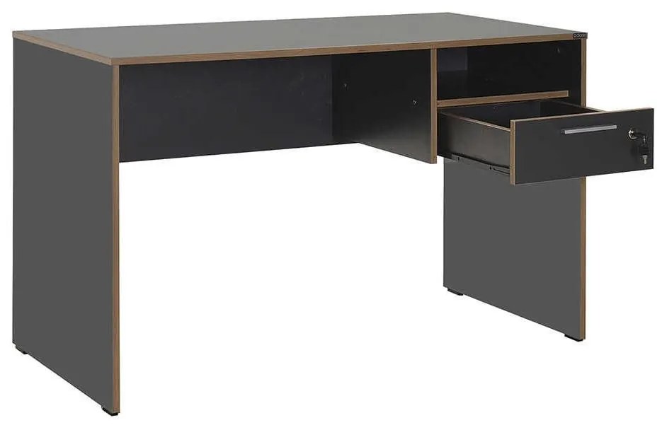 PC asztal Calliope 2 (antracit + tölgy) . Akció -20%. 1109390