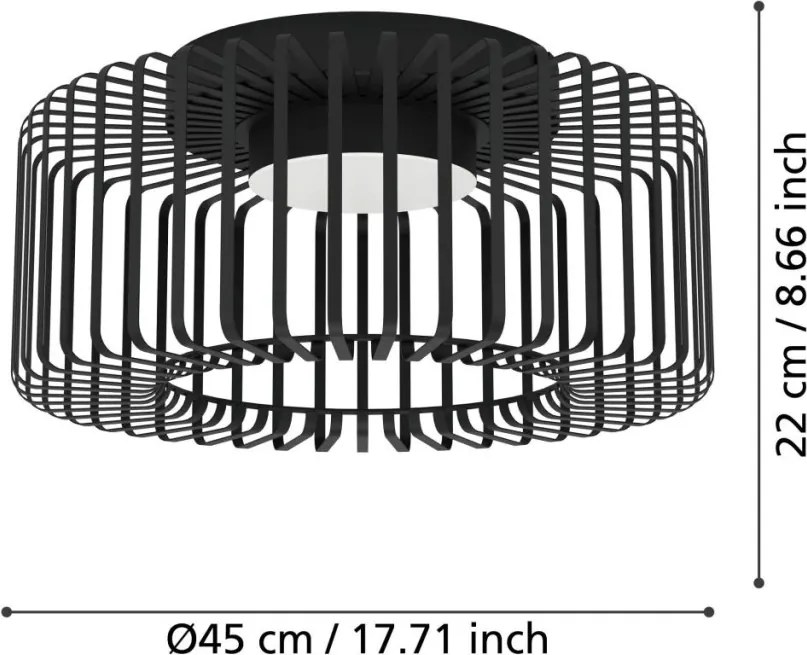 Eglo GINESTRONE-Z 900722 Mennyezeti Lámpa 1x22W/LED 2700-6500K 2450LM IP20