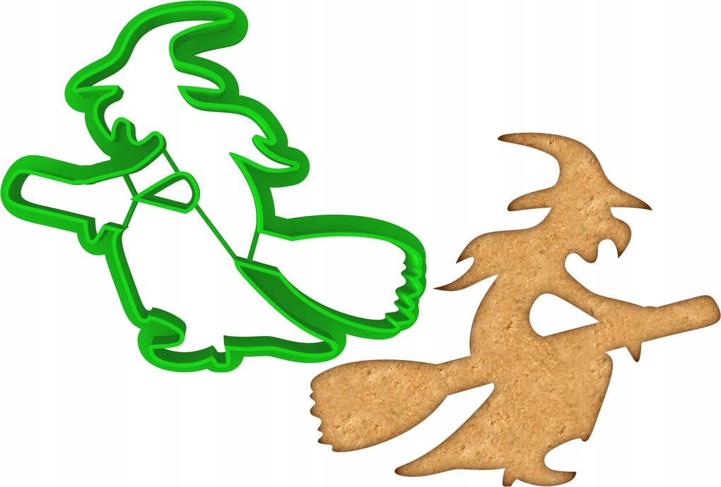 Forma Lyukasztó Mézeskalács kiszúró Halloween Boszorkány