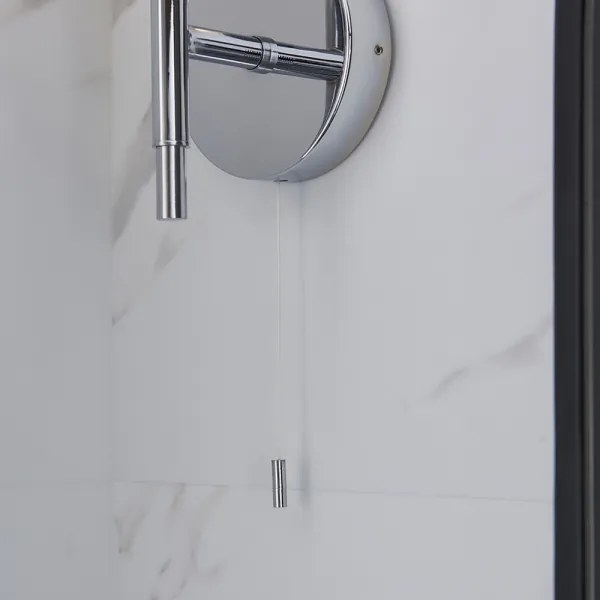 Endon 97171 - Fürdőszobai fali lámpa NATORI 1xG9/3W/230V IP44 fényezett króm