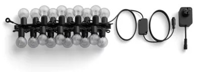 Philips - LED RGBW fényerőszabályozható kültéri fényfüzér Hue FESTAVIA 20xLED 14m IP65