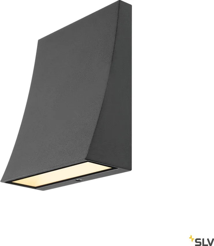 SLV 1000342 DELWA Modern Kültéri Fali Lámpa Antracit LED IP44
