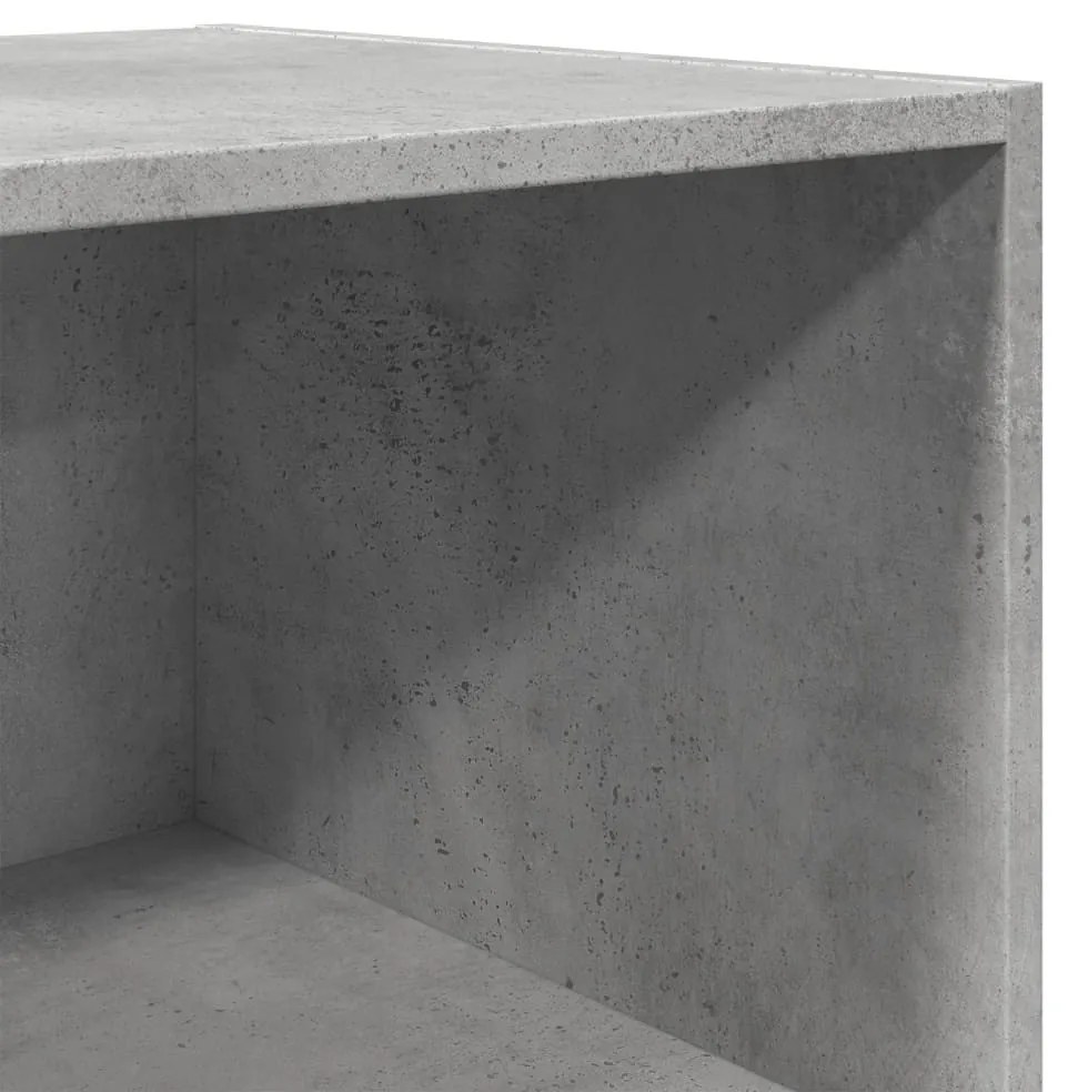 betonszürke színű szerelt fa magasszekrény 50 x 41 x 185
