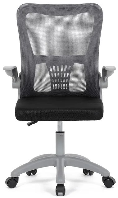 Gyerekszék állítható magassággal, szürke hálós háttámlával. KA-K2008 GREY