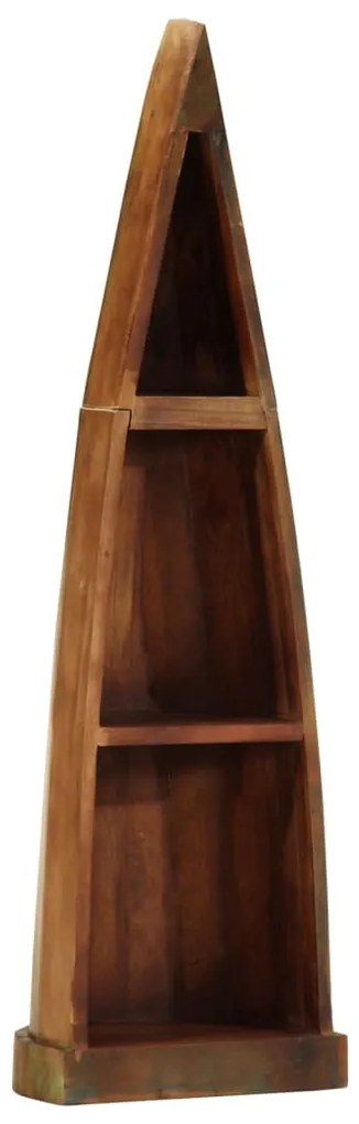 tömör újrahasznosított fa csónakszekrény 39 x 27 x 127 cm