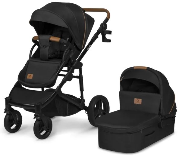 Lionelo - 2 az 1-ben kombinált babakocsi MARI TOUR Fekete ónix
