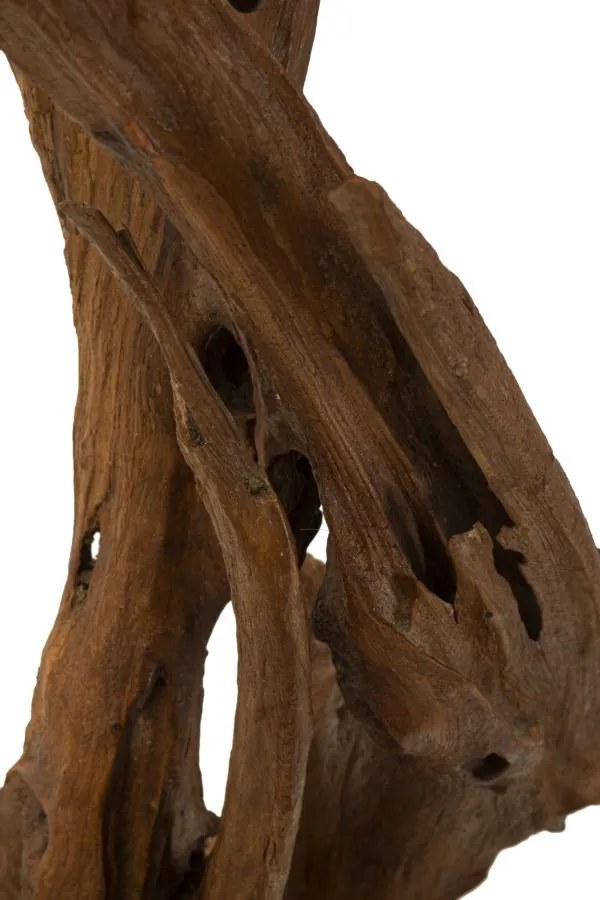 Lampada teak da tavolo ø 35x80cm