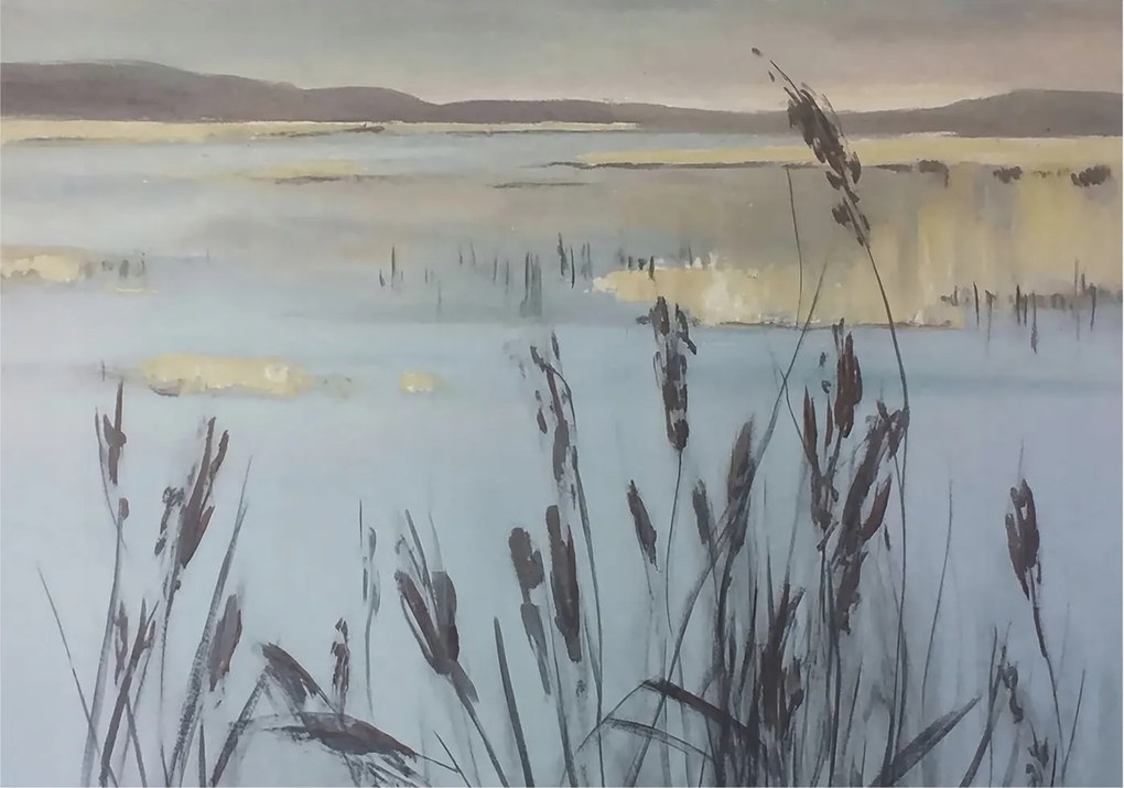 Fotótapéta Flizelin Dekoratív Hálószoba Nyugodt tó 312x219