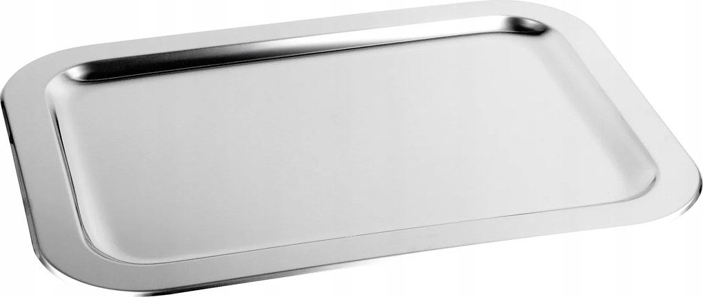 Tálaló tálca, nemesacélból, 42 x 31 cm