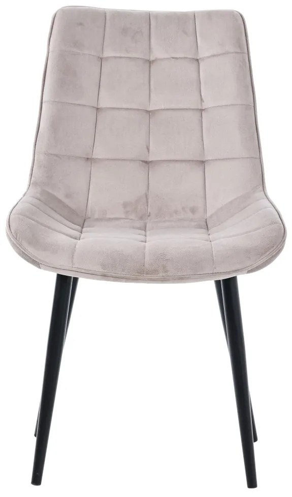 Scaun modern din catifea în culoarea trufei Firenze DC-2051