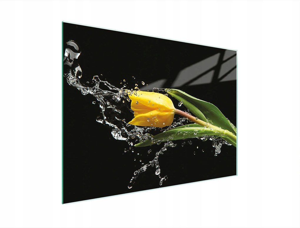 Üveg Vágódeszka 30x22 Tulipán Edzett Üveg