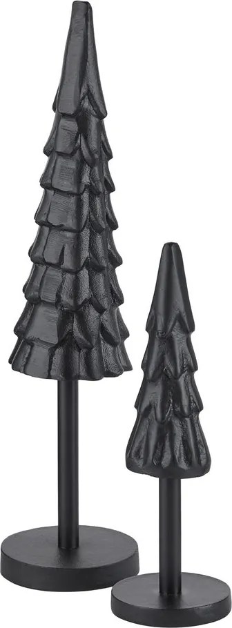 X-MAS fém dekoráció, fenyőfa, 25 cm