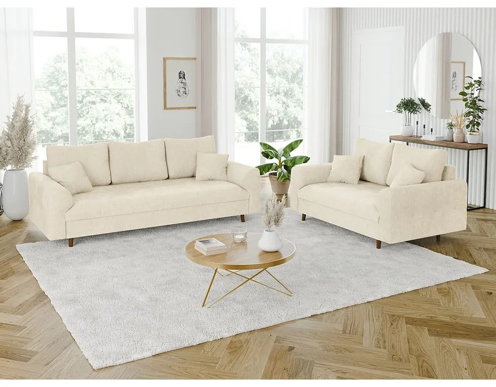 Bézs kanapé 150 cm Ariella – Ropez