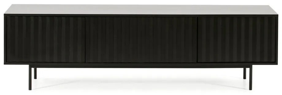 Fekete TV-állvány 180x52 cm Sierra – Teulat
