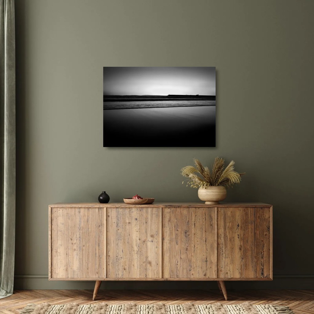 Tájkép (üvegen) (70x50 cm)