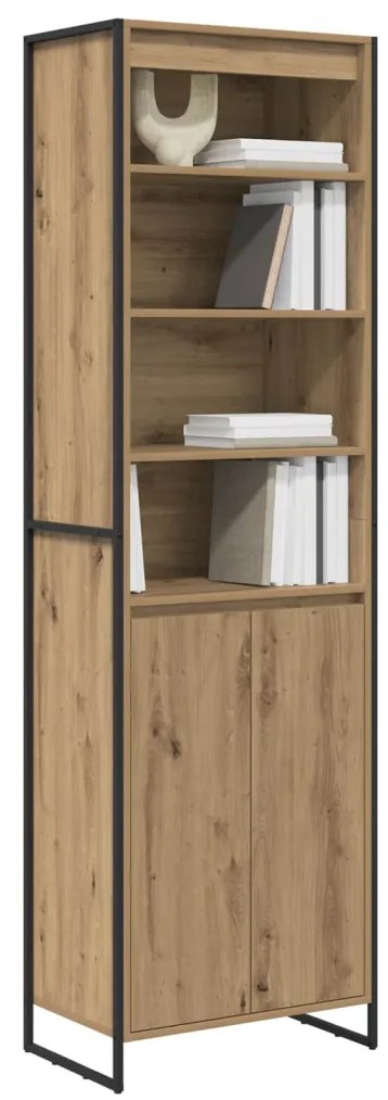 Magas szekrények 2 pcs Művészi tölgy 60 x 36 x 300 cm Faanyag