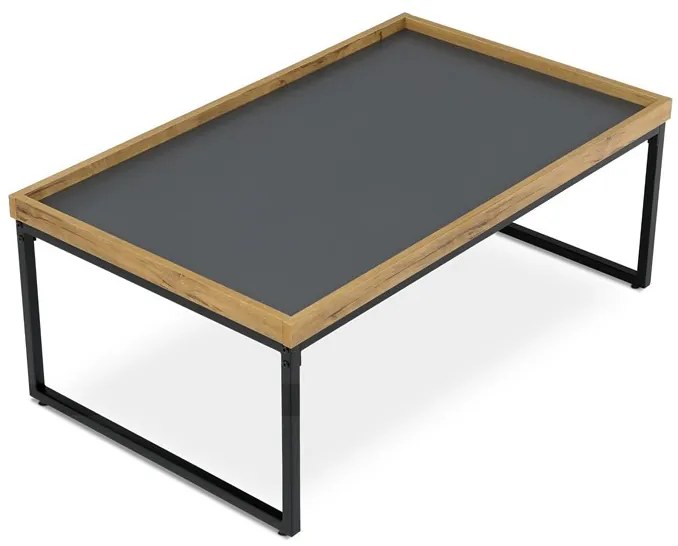 Dohányzóasztal 100 × 60 × 39 cm MDF tölgy CT-611 OAK