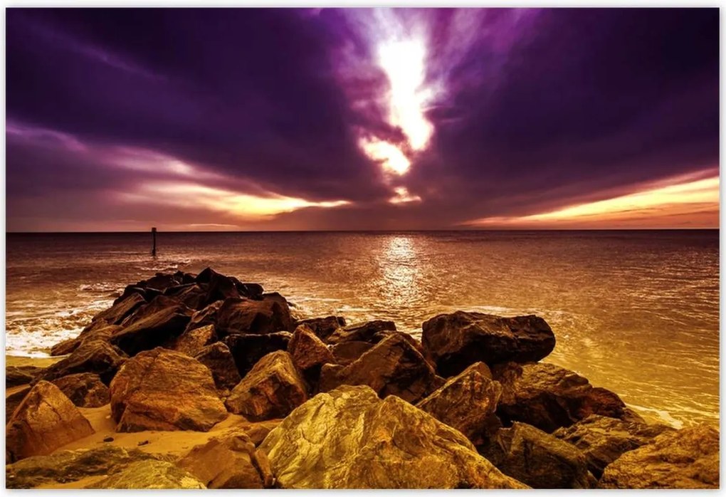 Poszterek 200x135 Lila ég Tenger