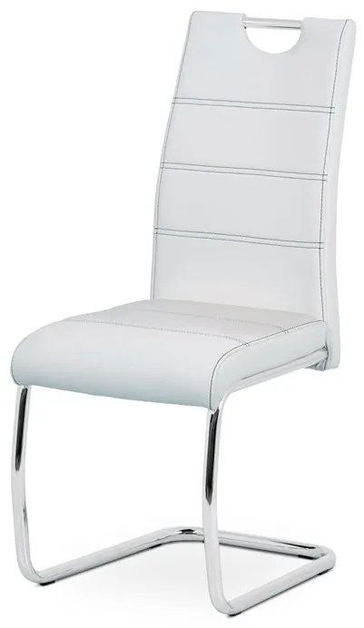 Fehér Ekobőr Étkezőszék. HC-481 WT