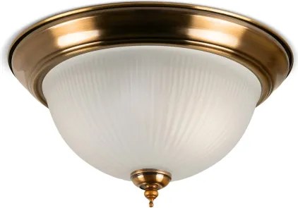 Brilagi - FRESCO mennyezeti lámpatest, 2xE27/40W/230V, átm. 28 cm, sárgaréz