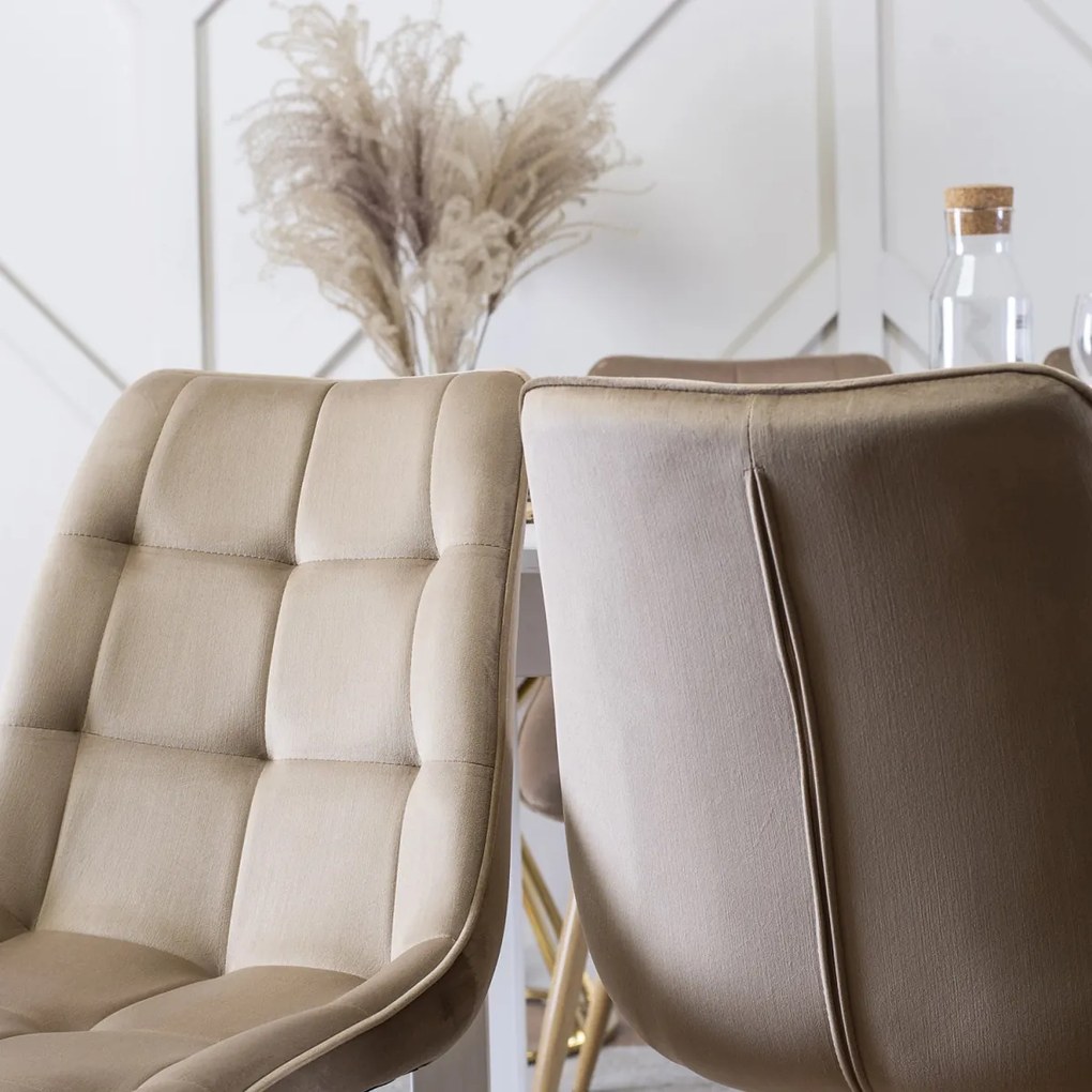 Bézs Bársony Étkezőszék RODRI