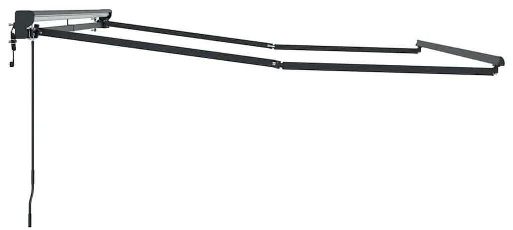 Napernyő keret Antracit 3,5 x 2,5 m Porszórt acél és alumínium