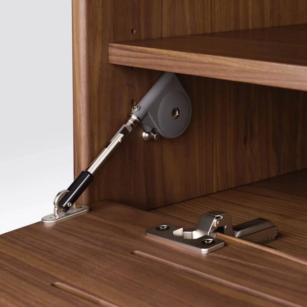 Carolin TV-állvány diófa dekorral - Kave Home