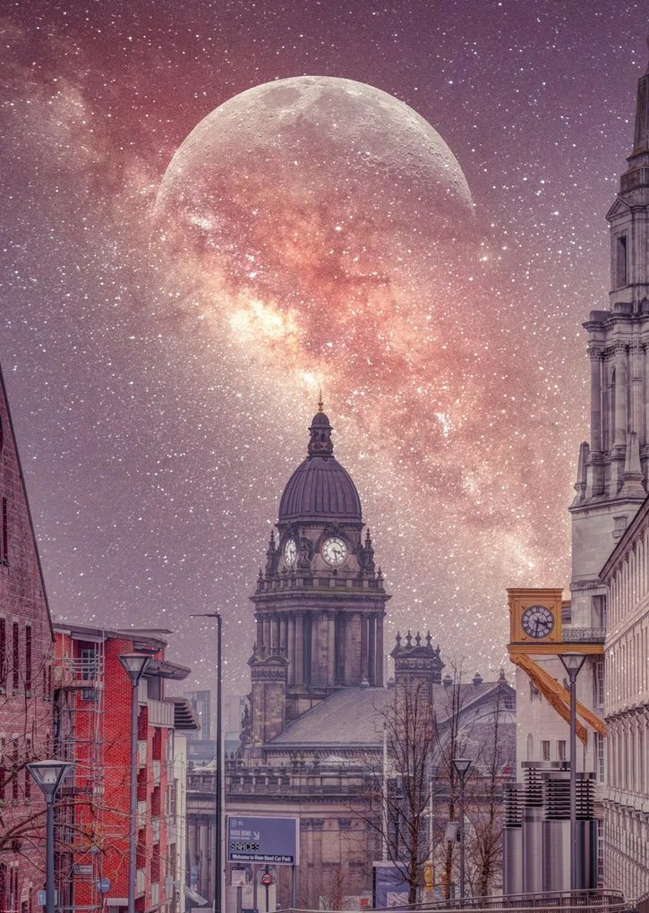 Poszter 64x90cm Csillagos éj, Assaf Frank