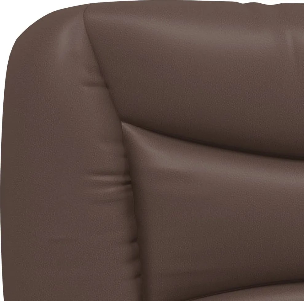 barna műbőr fejtámla párna Hvar 200 cm