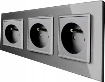 Üveg Aljzat Tűvel Szürke Hármas Üveg