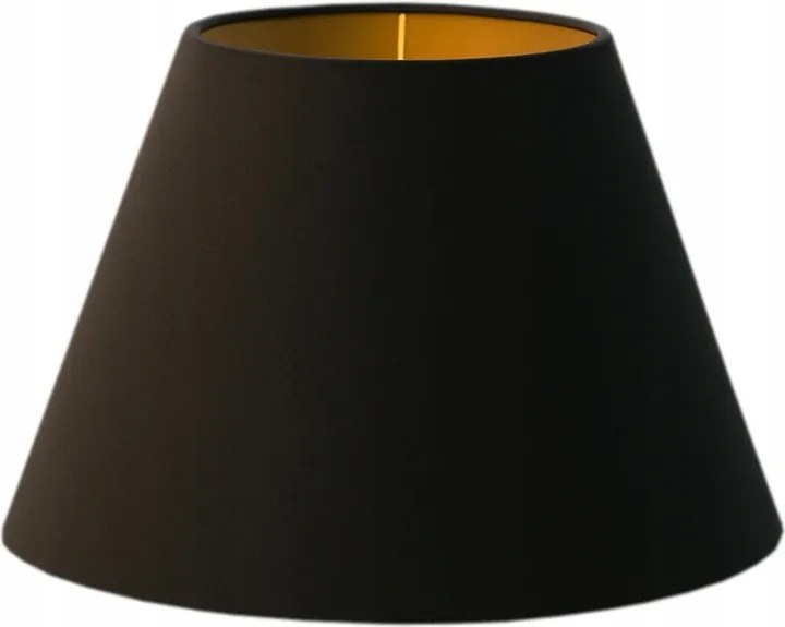 Lámpabúra Kúpos E27 Fekete Pamut Arany 20x45 H24 Mirano