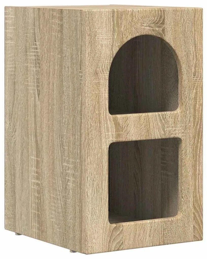 vidaXL Éjjeli asztal 2 pcs Sonoma tölgy 29.5 x 35 x 50 cm Faanyag