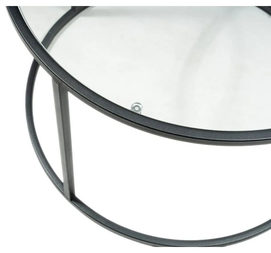 Berlin Black dohányzóasztal, 60 cm