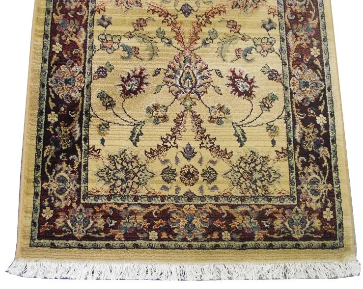 Szaid Vastag klasszikus Egyiptomi Szőnyeg arany 68 x 235 cm