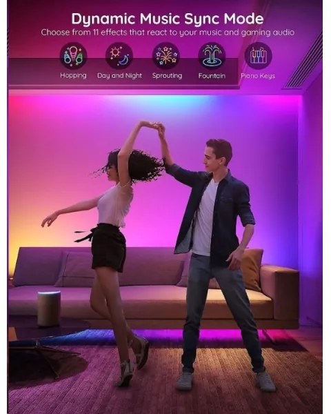 Govee - Wi-Fi RGBIC Smart PRO LED Szalag 5m