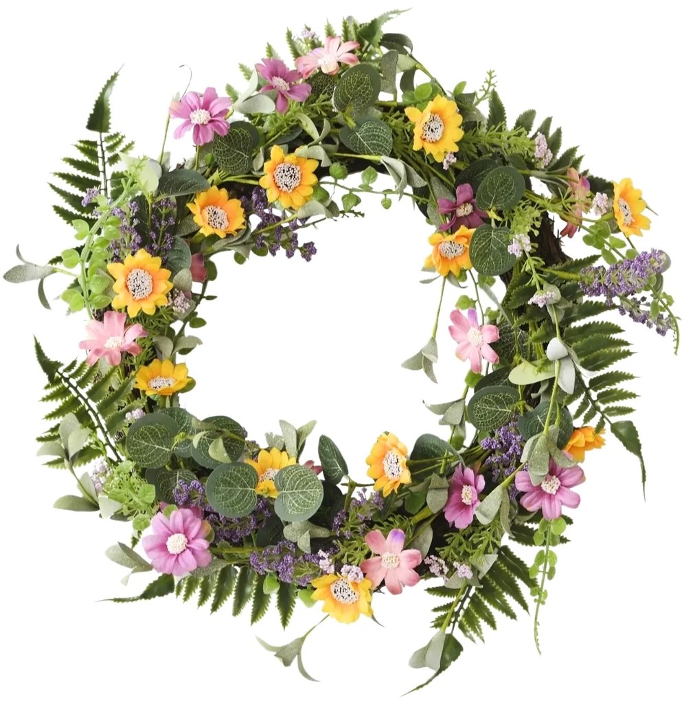 Tavaszi ajtókoszorú SPRING FLORAL Ø45 cm