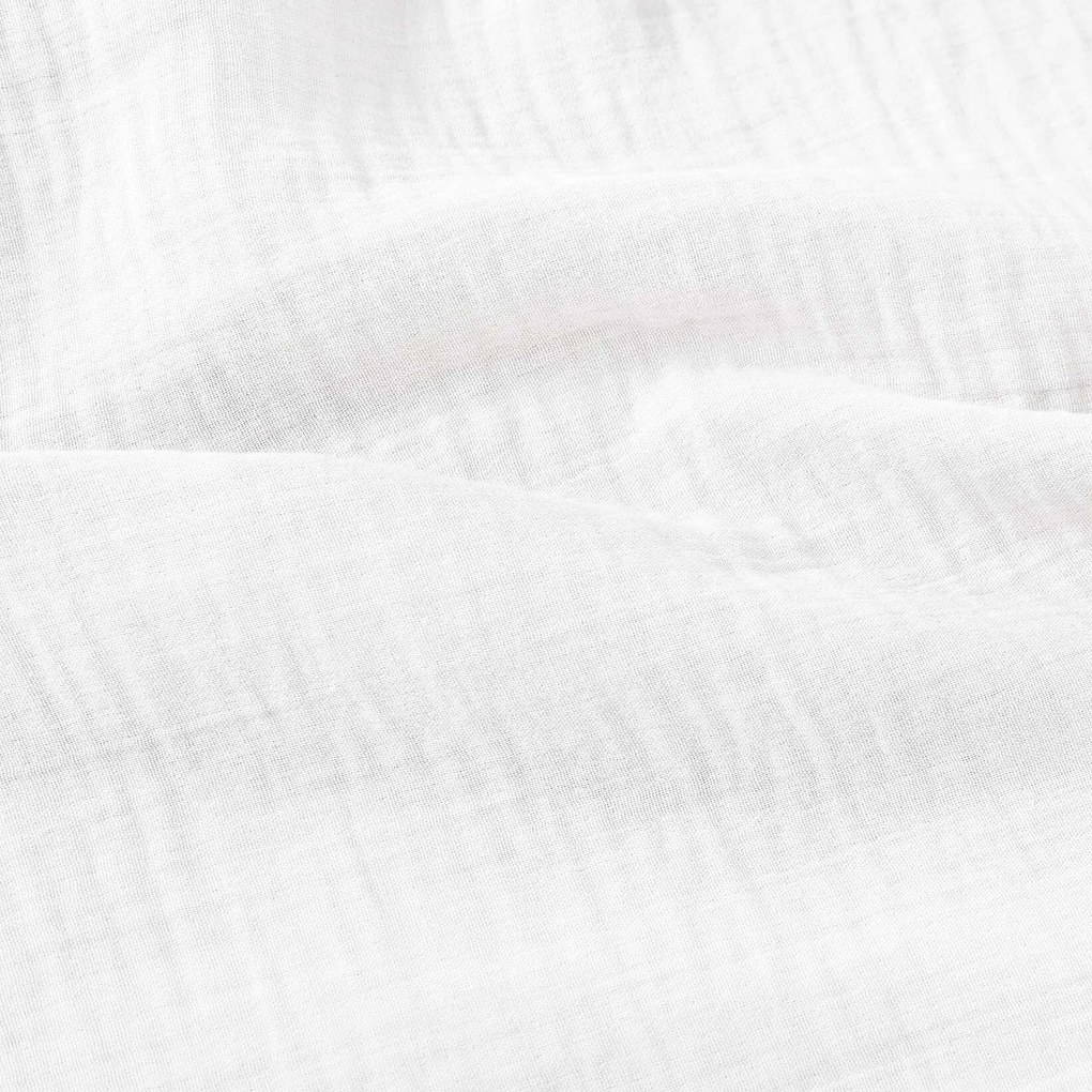 Goldea muszlin párnahuzat - fehér 40 x 40 cm