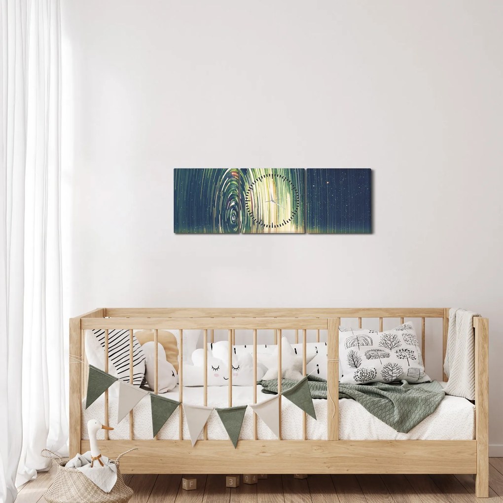 Kép - Az univerzum közepe (órával) (90x30 cm)