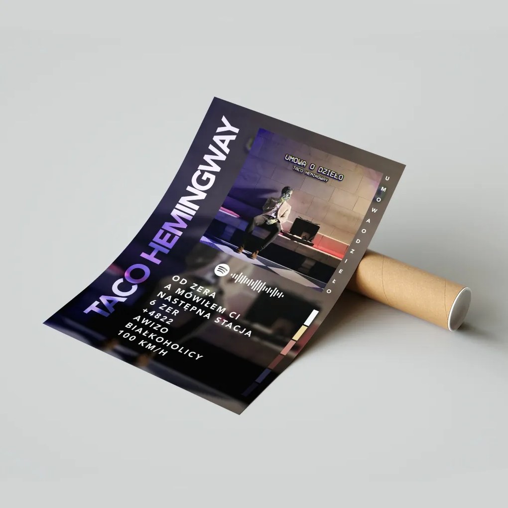 Poszter Album Taco Hemingway Szerződés a műről 30x40 Ajándék ötlet