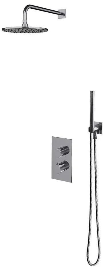 OMNIRES SYSCT11CR - CONTOUR termosztátos beépíthető zuhanyszett