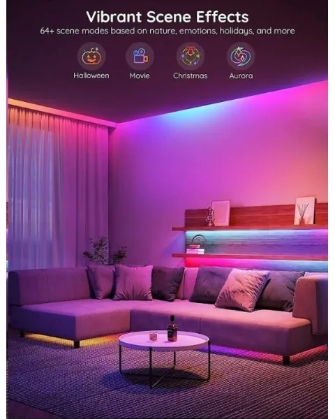 Govee - Wi-Fi RGBIC PRO okos LED szalag 10m