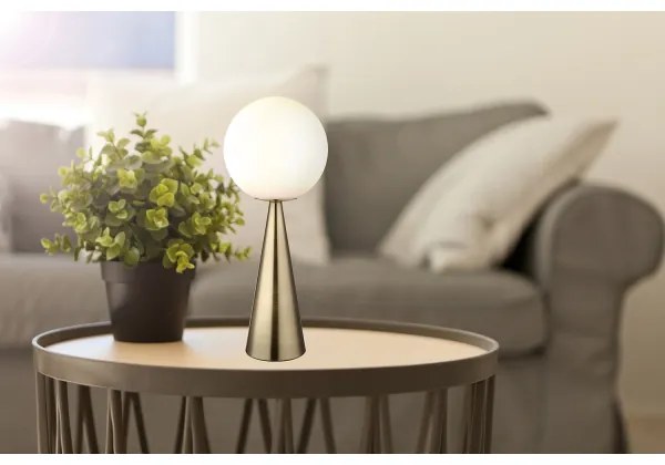 Globo 21031M - Asztali lámpa PINPAL 1xE27/40W/230V réz