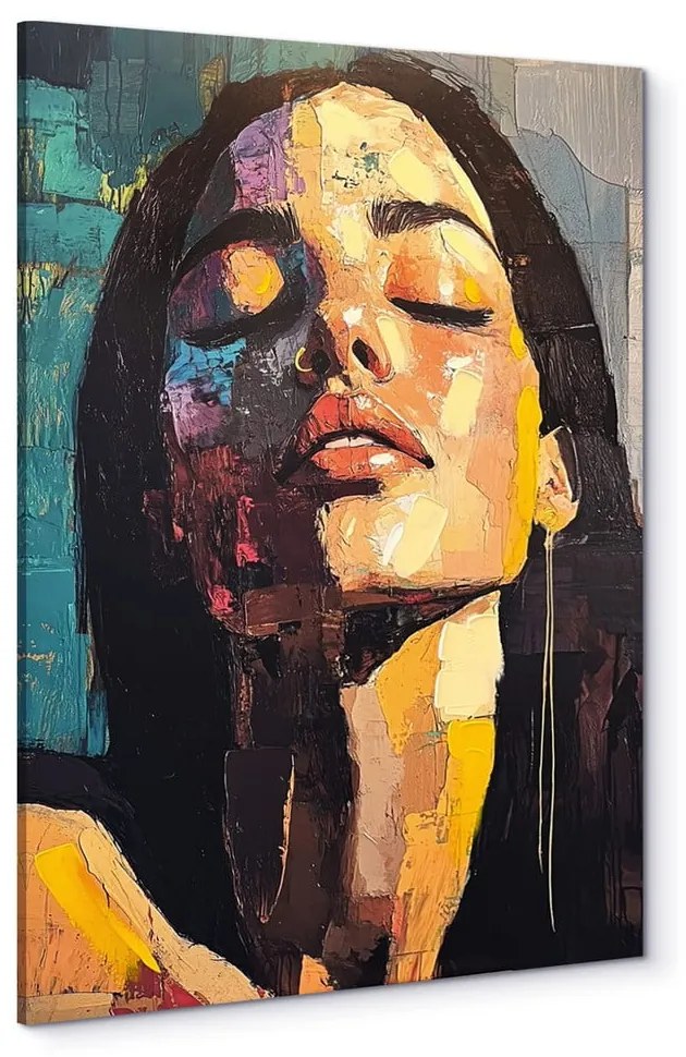 Kép kézzel festett részletekkel 70x100 cm Vivian – Styler